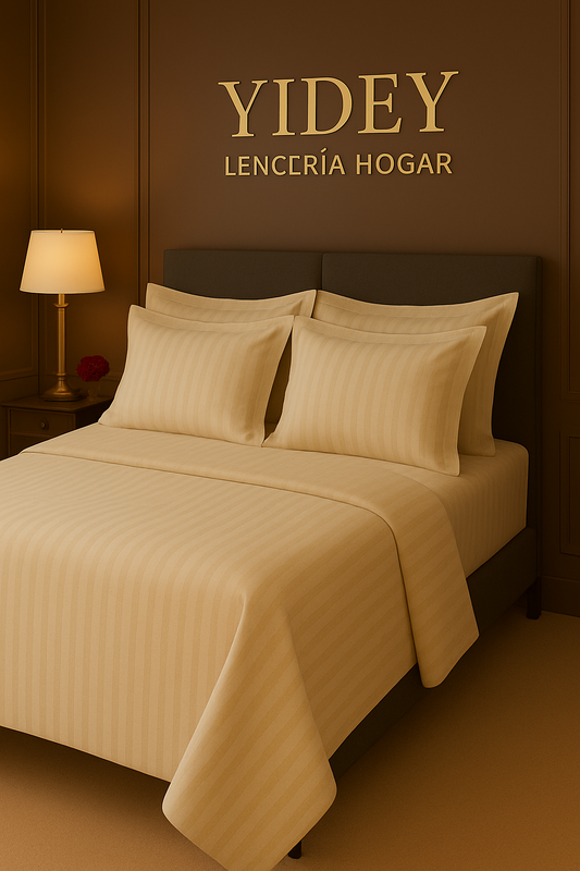 Sabanas Beige Marfil Hotelera
