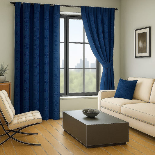 Cortinas Azul oscuro BlackOut 2.80mt * 2.20mt