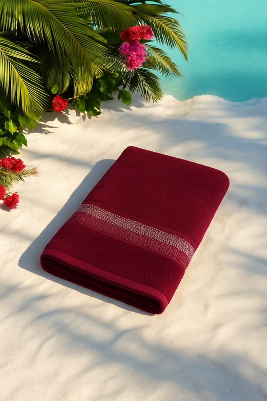 Toalla Luxury Vinotinto 70 x 140cm