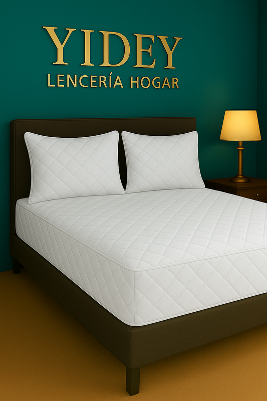 Protector de Colchon Antifluido Blanco